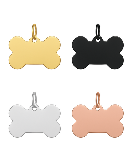 Dog Bone Pet ID Tag